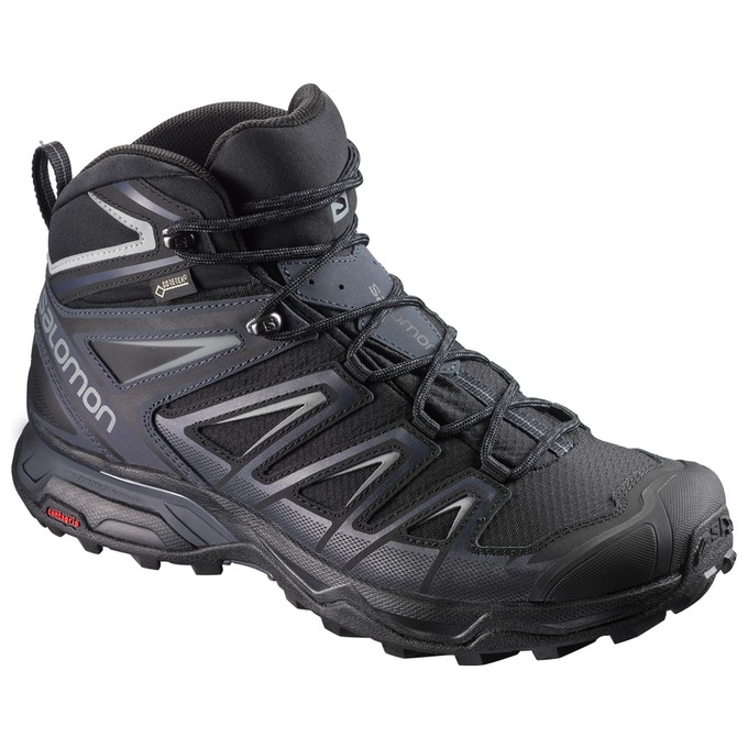 Salomon X ULTRA 3 MID GTX® Zapatillas Trekking Hombre - Negras - Colombia (74521-LDNR)